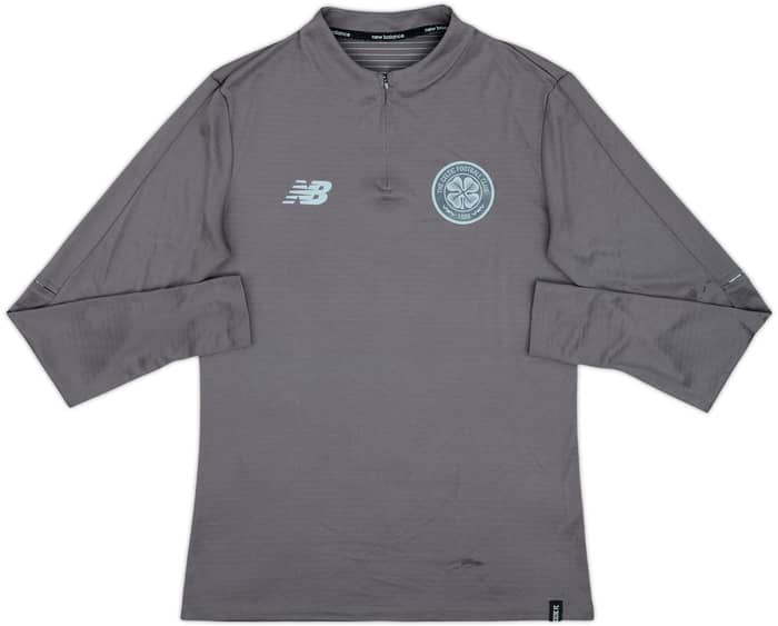 2018-19 Celtic New Balance 1/4 Zip Drill Top - 8/10 - (M)
