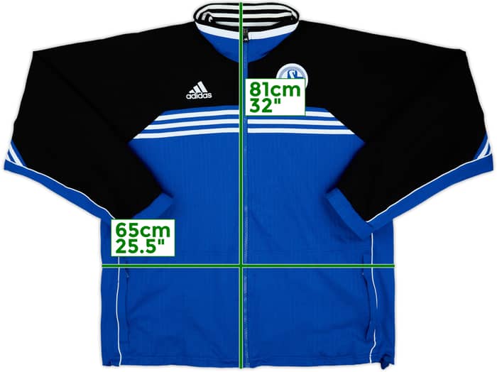 1998-99 Schalke Player Issue adidas Track Jacket - 5/10 - (L)