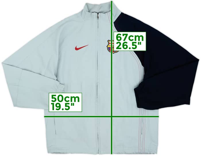 2004-05 Barcelona Nike Track Jacket - 7/10 - (L.Boys)