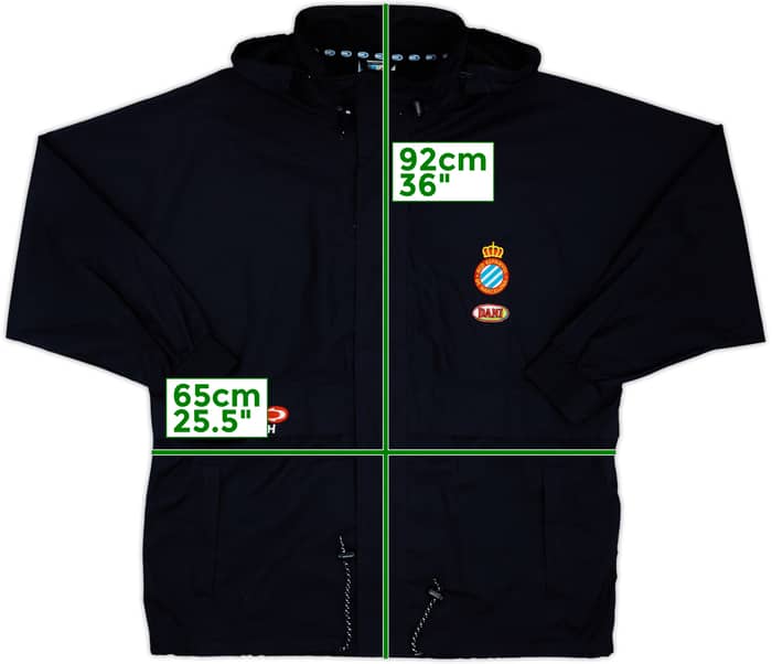 1999-00 Espanyol John Smith Hooded Rain Jacket - 8/10 - (L)