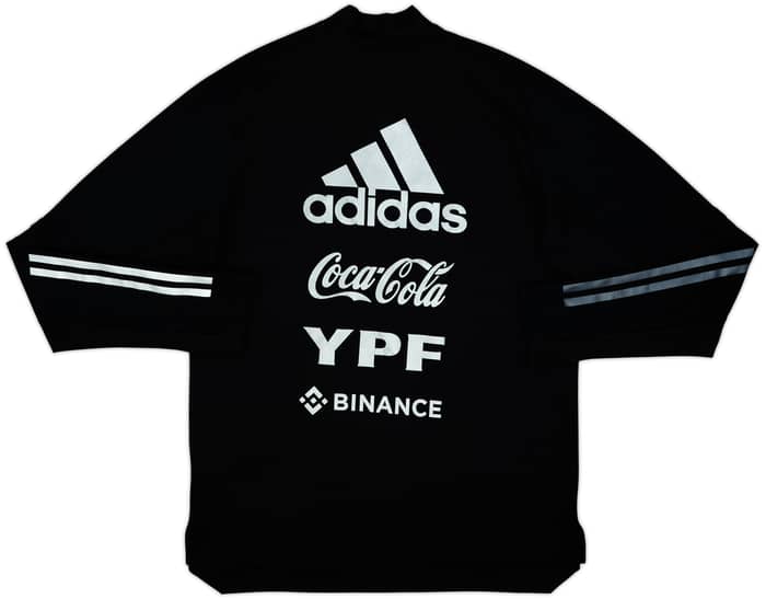 2021-22 Argentina Player Issue adidas 1/4 Zip Drill Top - 7/10 - (L)