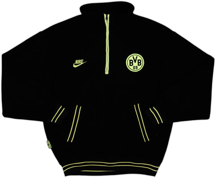 1996-97 Borussia Dortmund Nike 1/4 Zip Fleece Top - 8/10 - (S)