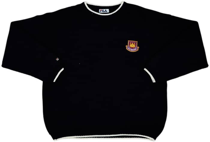 1999-01 West Ham Fila Knitted Jumper - 8/10 - (XL)
