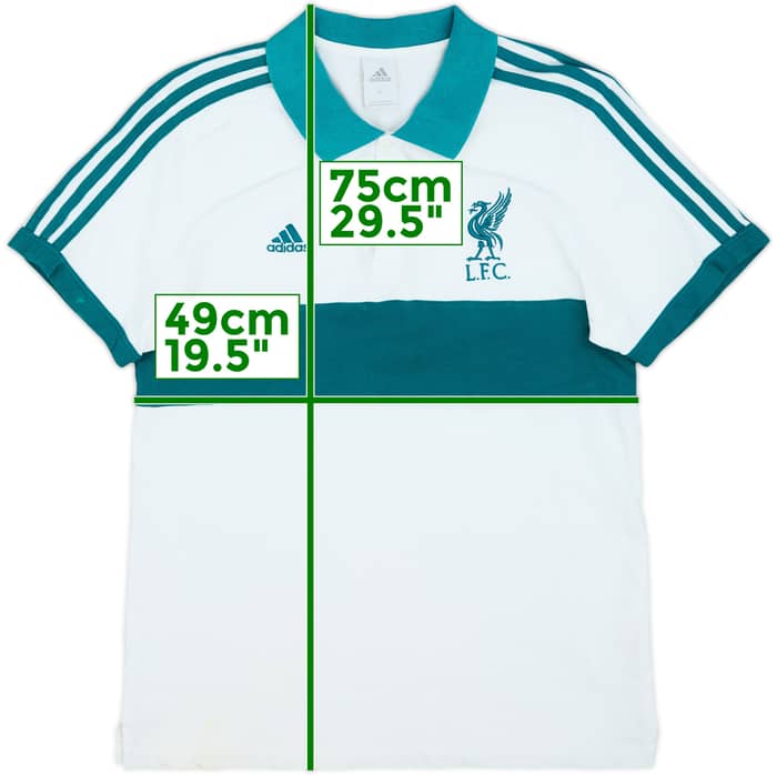 2008-09 Liverpool adidas Polo Shirt - 8/10 - (XL)