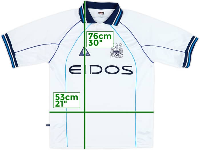 1999-00 Manchester City Away Shirt - 9/10 - (M)