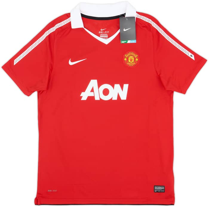 2010-11 Manchester United Home Shirt Rooney #10 (XL.Boys)