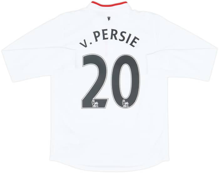 2012-14 Manchester United Away L/S Shirt v.Persie #20 - 10/10 - (XL.Boys)