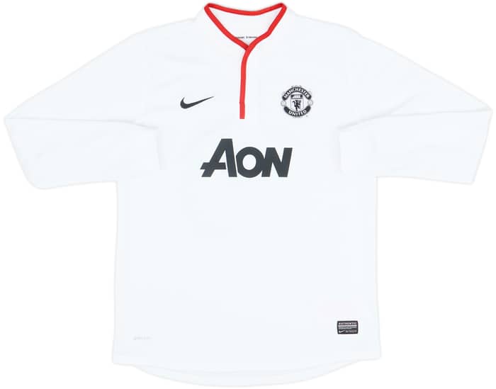 2012-14 Manchester United Away L/S Shirt v.Persie #20 - 10/10 - (XL.Boys)