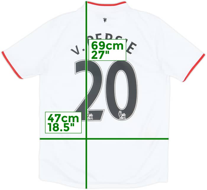 2012-14 Manchester United Away Shirt v.Persie #20 - 8/10 - (XL.Boys)