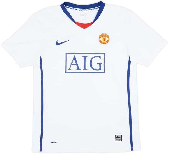 2008-10 Manchester United Away Shirt Ronaldo #7 - 8/10 - (XL.Boys)