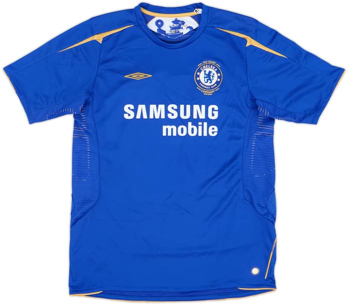 2005-06 Chelsea Centenary Home Shirt Drogba #15 - 7/10 - (XL.Boys)
