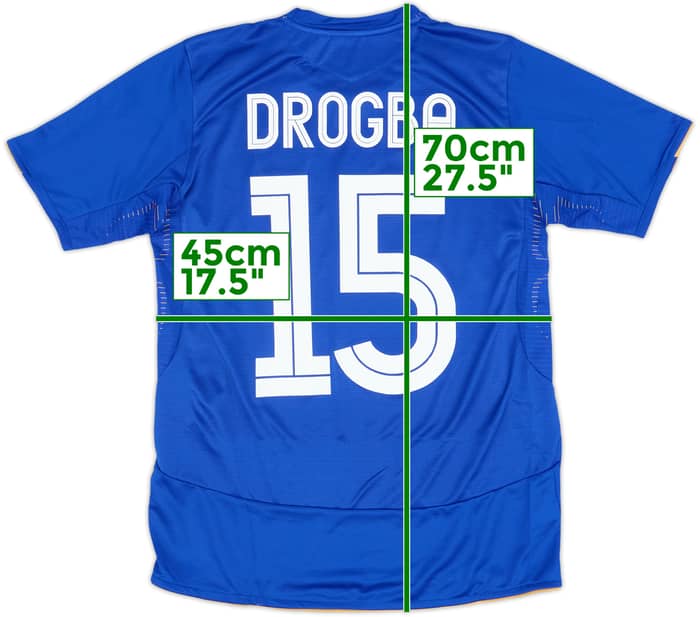 2005-06 Chelsea Centenary Home Shirt Drogba #15 - 7/10 - (XL.Boys)