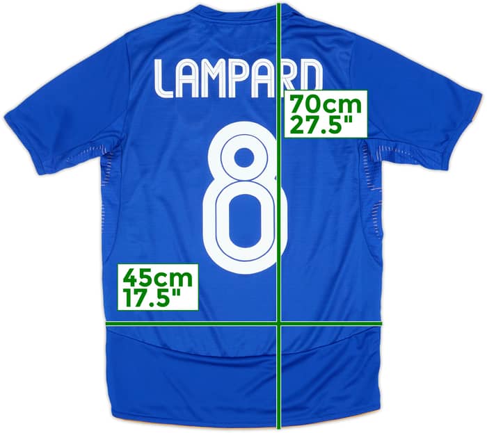 2005-06 Chelsea Centenary Home Shirt Lampard #8 - 6/10 - (XL.Boys)
