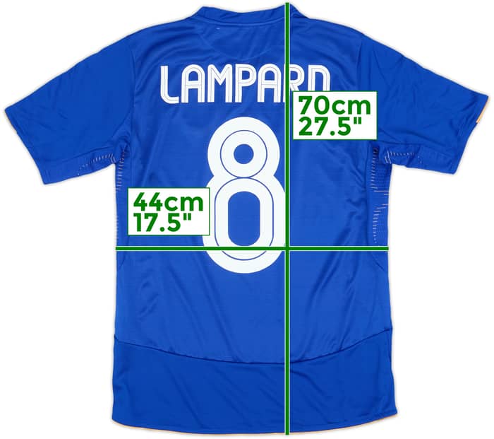 2005-06 Chelsea Centenary Home Shirt Lampard #8 - 7/10 - (XL.Boys)