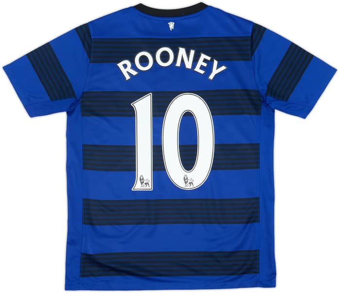 2011-13 Manchester United Away Shirt Rooney #10 - 8/10 - (XL.Boys)