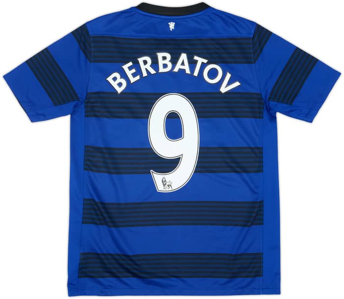 2011-13 Manchester United Away Shirt Berbatov #9 - 8/10 - (XL.Boys)