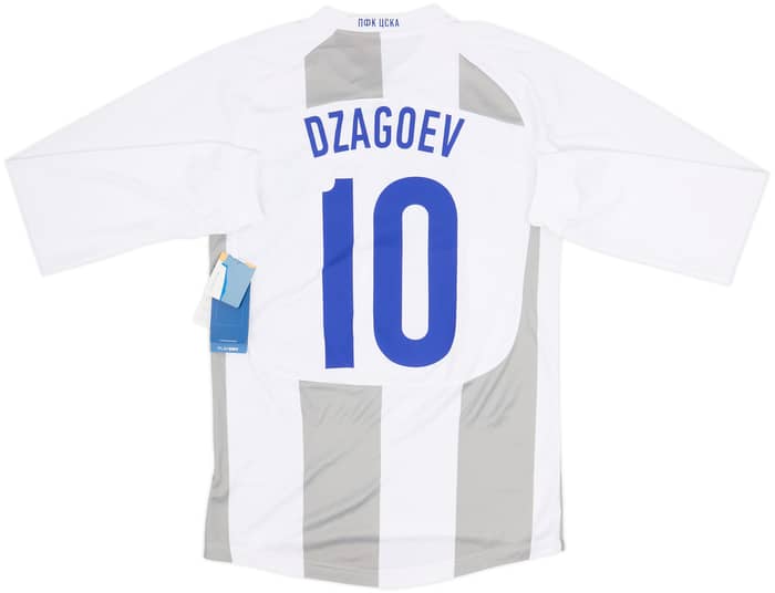 Camiseta de visitante europea de manga larga del CSKA Moscow 2011-12 Dzagoev #10 (S)