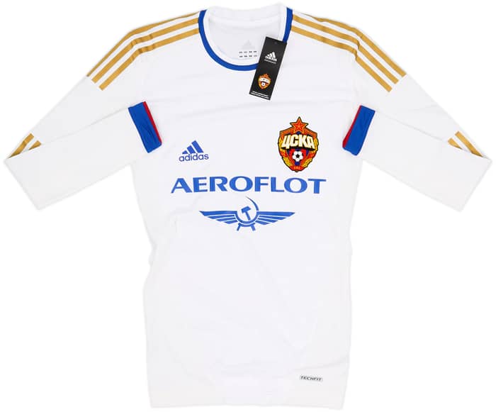 Camiseta TechFit de visitante de manga larga versión jugador europea del CSKA Moscow 2012-13 Honda #7 (S)