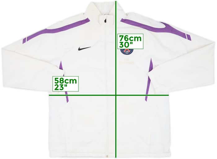 2010-11 Paris Saint-Germain Nike Track Jacket - 4/10 - (L)