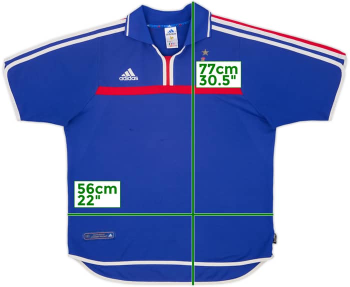 2000-02 France Home Shirt - 5/10 - (L)