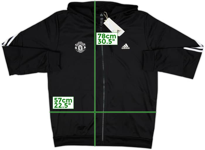 2023-24 Manchester United adidas Hooded Sweat Top (XL)