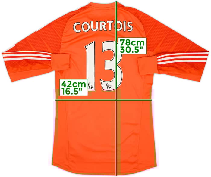2014-15 Chelsea GK Shirt Courtois #13 - 8/10 - (S)