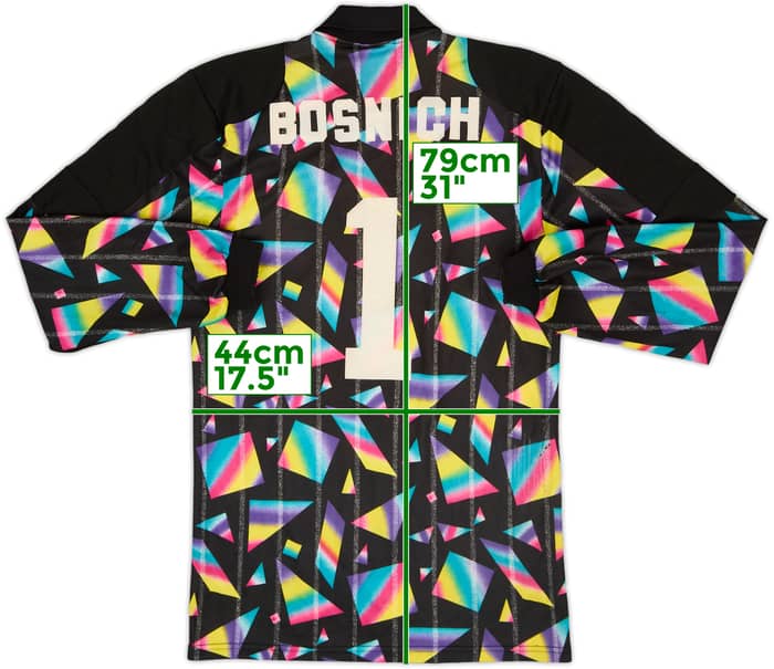 1993-95 Aston Villa GK Shirt Bosnich #1 - 8/10 - (S)
