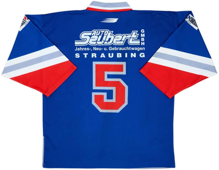 2000s EHC Straubing Tigers #5 Bauer Home Jersey - 6/10 - (L)
