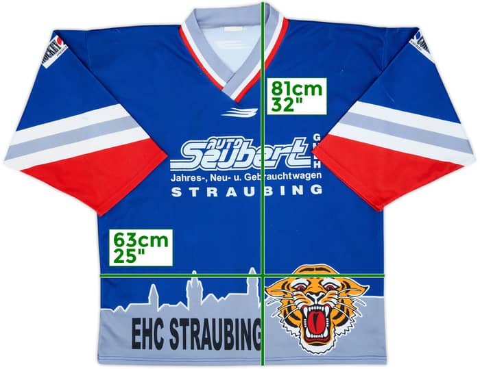 2000s EHC Straubing Tigers #5 Bauer Home Jersey - 6/10 - (L)