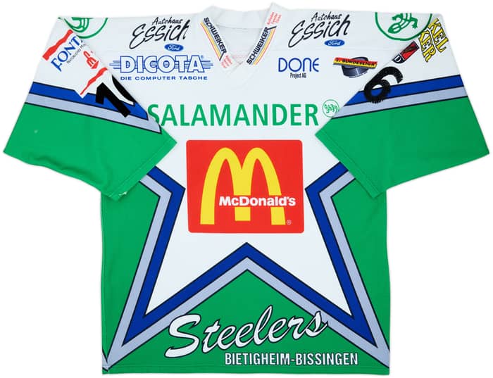 1999-00 SC Bietigheim-Bissingen Steelers Liebsch #16 ewald Home Jersey - 6/10 - (XXL)
