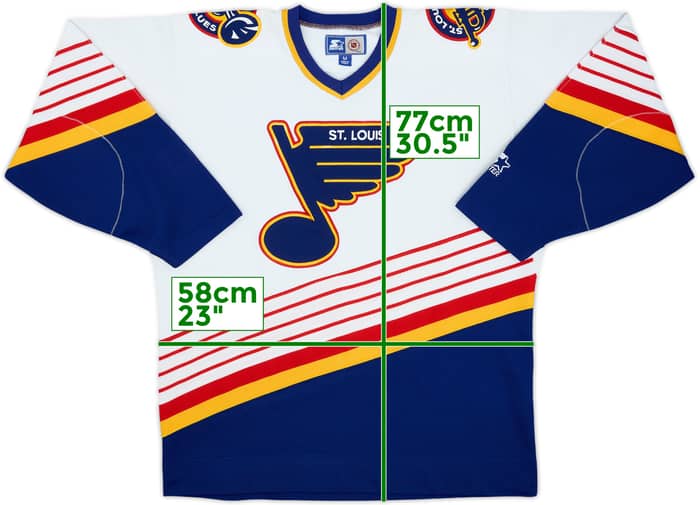 1994-97 St Louis Blues Starter Home Jersey - 9/10 - (M)