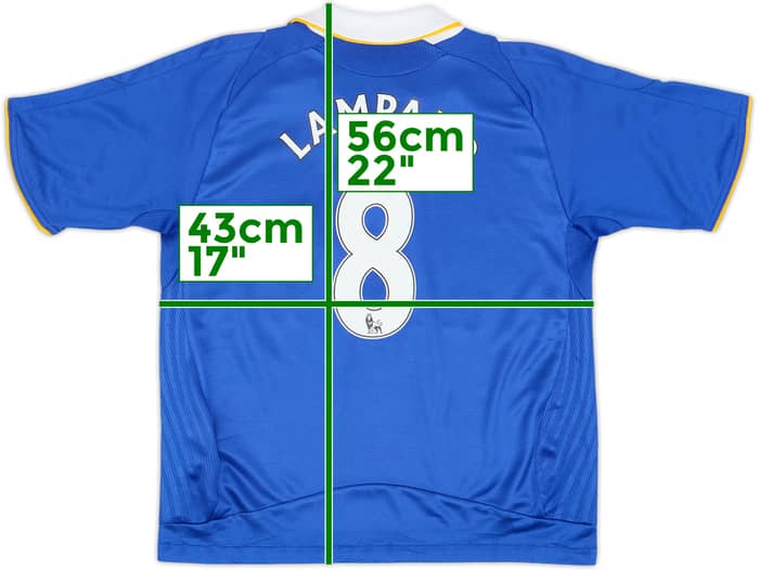 2008-09 Chelsea Home Shirt Lampard #8 - 8/10 - (M.Boys)