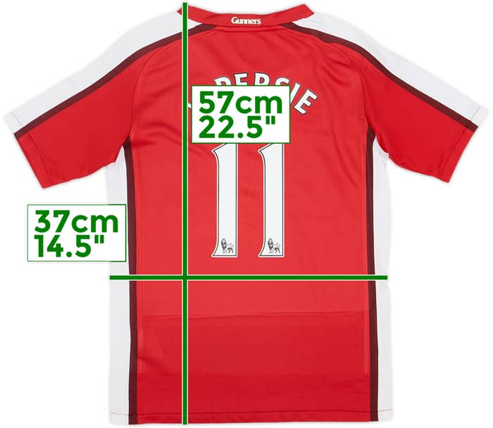 2008-10 Arsenal Home Shirt v.Persie #11 - 8/10 - (S.Boys)