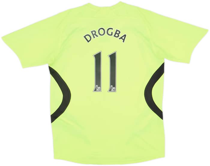 2007-08 Chelsea Away Shirt Drogba #11 - 6/10 - (M.Boys)