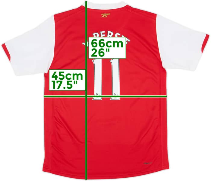 2006-08 Arsenal Home Shirt v.Persie #11 - 10/10 - (L.Boys)