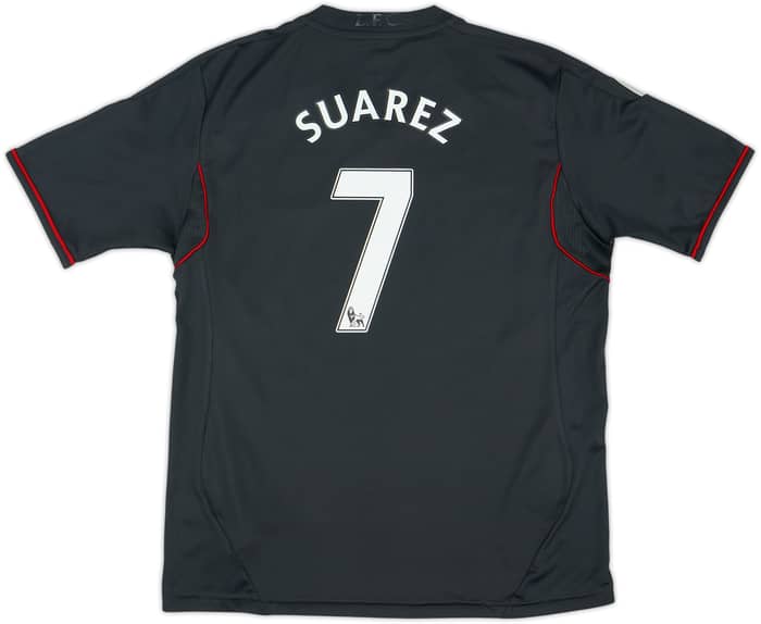 2011-12 Liverpool Away Shirt Suarez #7 - 7/10 - (M.Boys)