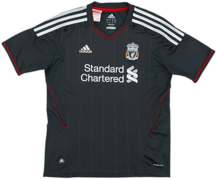 2011-12 Liverpool Away Shirt Suarez #7 - 7/10 - (M.Boys)