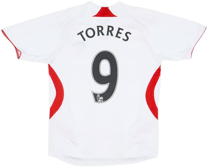 2007-08 Liverpool Away Shirt Torres #9 - 6/10 - (L.Boys)