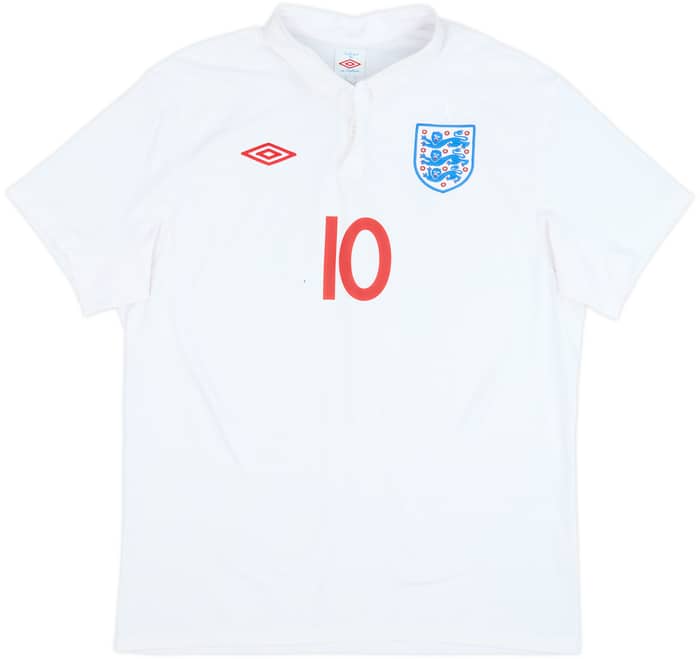 2009-10 England Home Shirt Rooney #10 - 6/10 - (L)