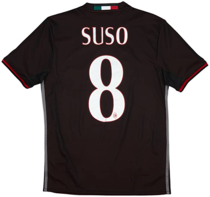 2016-17 AC Milan Home Shirt Suso #8 - 10/10 - (S)