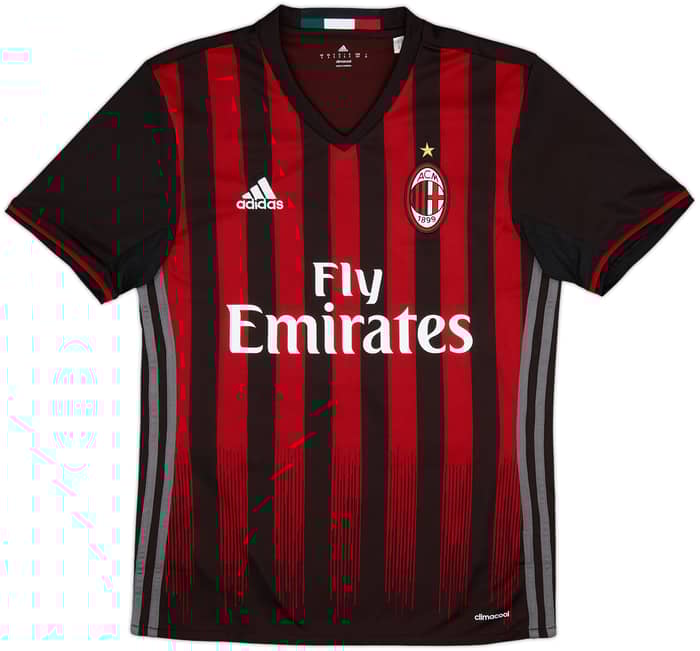 2016-17 AC Milan Home Shirt Suso #8 - 10/10 - (S)