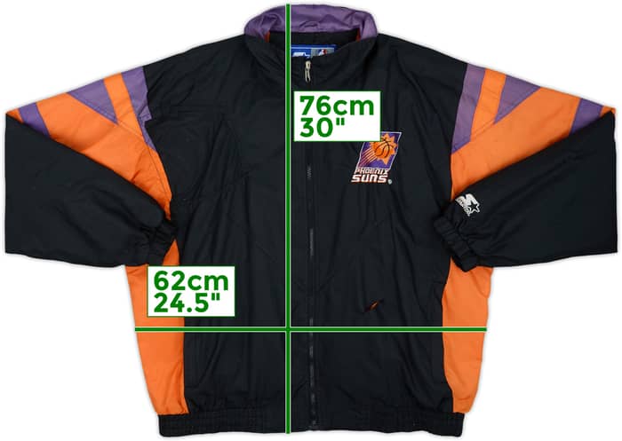 1992-99 Phoenix Suns Starter Winbreaker Jacket - 3/10 - (M)