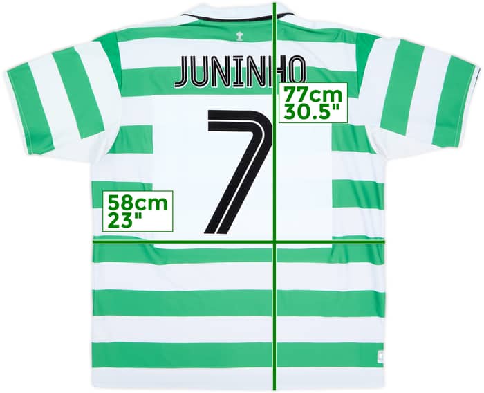2004-05 Celtic Home Shirt Juninho #7 - 7/10 - (XL)