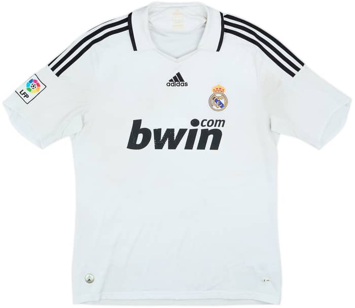 2008-09 Real Madrid Home Shirt - 4/10 - (L)
