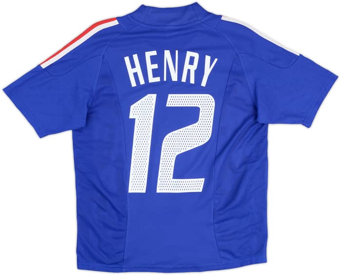 2002-04 France Home Shirt Henry #12 - 8/10 - (Y)