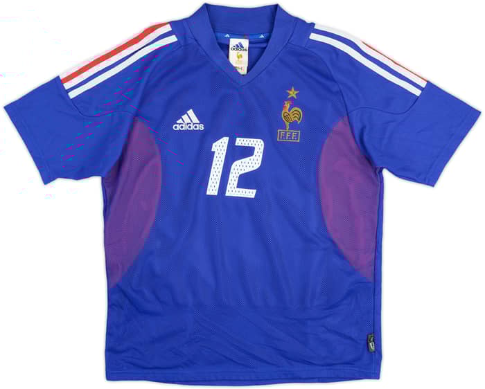2002-04 France Home Shirt Henry #12 - 8/10 - (Y)