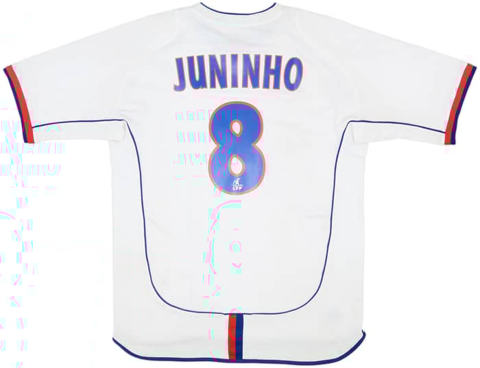 2003-04 Lyon Home Shirt Juninho #8 - 6/10 - (XL)