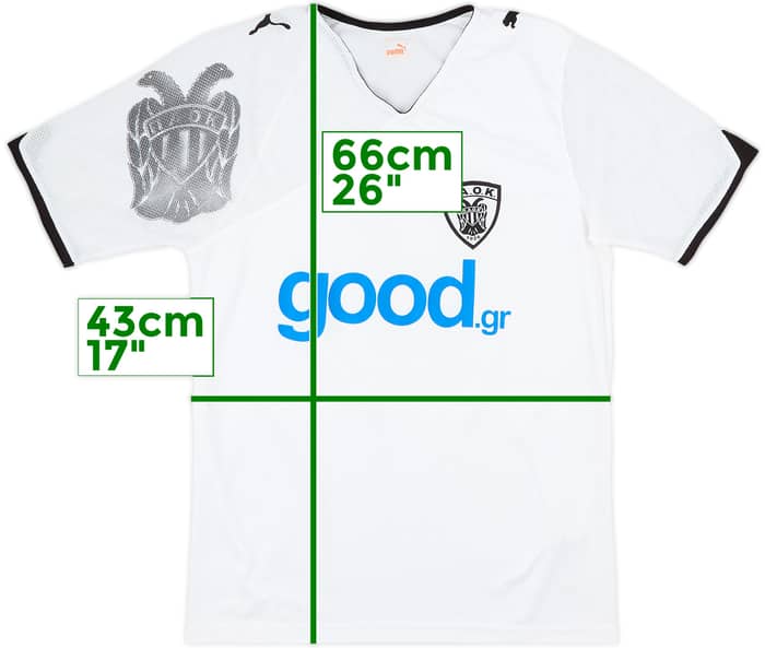 2010-11 PAOK Fourth SHirt #9 - 8/10 - (M)