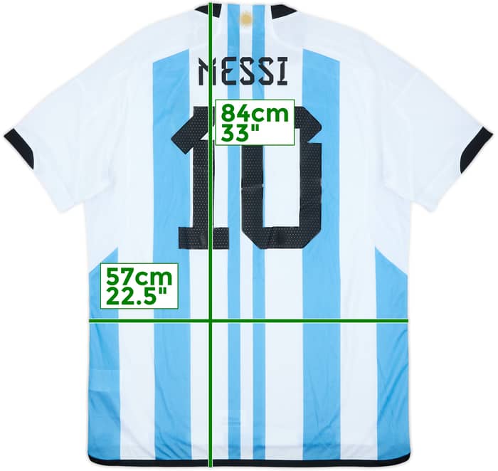 2022-23 Argentina Home Shirt Messi #10 (XL)