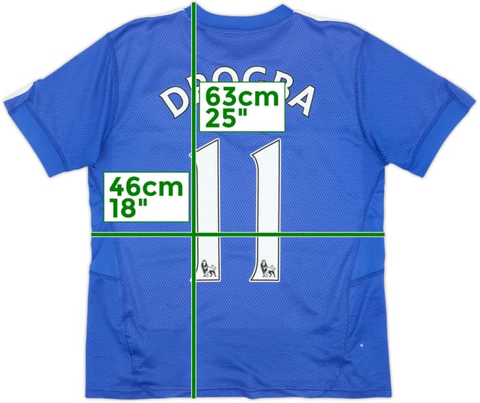 2009-10 Chelsea Home Shirt Drogba #11 - 7/10 - (L.Boys)